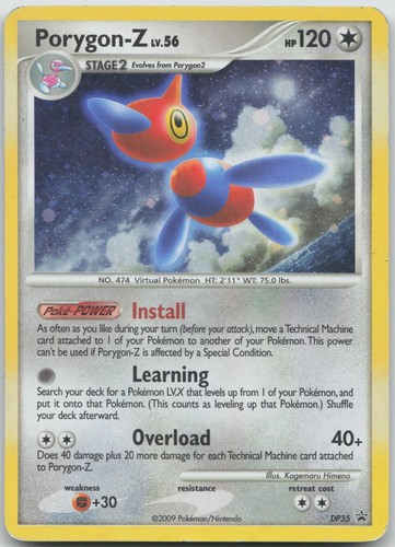 Porygon dp35 holo - porygon-z,